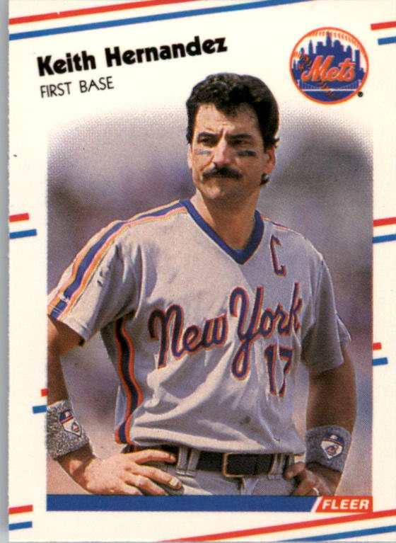 1988 Fleer Mini Baseball Cards 093      Keith Hernandez